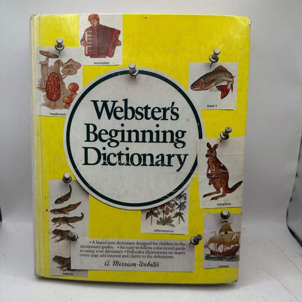 Webster's Beginning Dictionary Hard Cover Merriam Webster